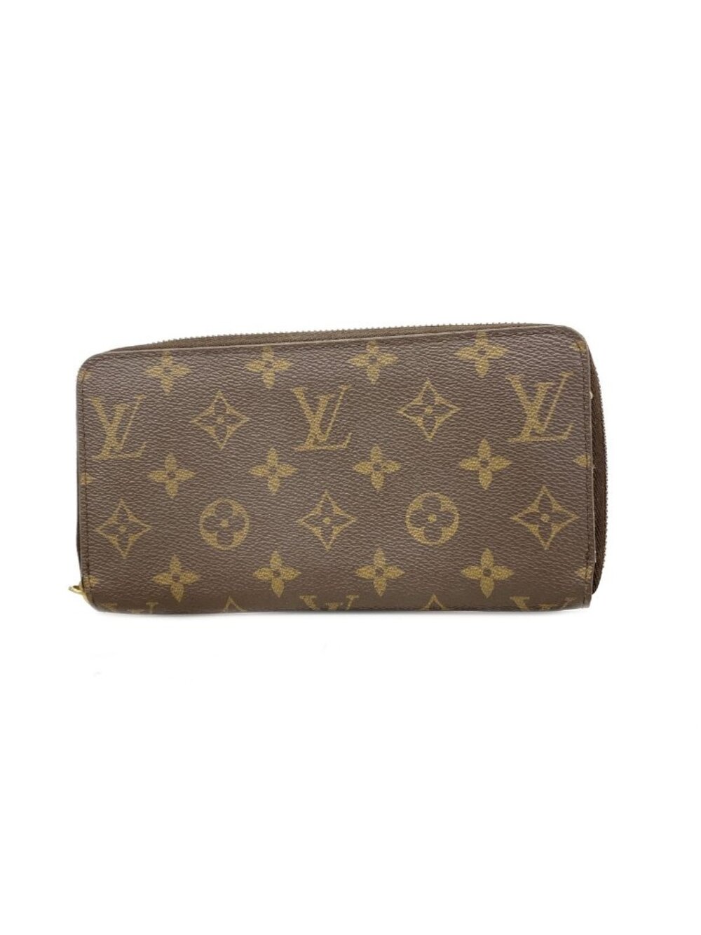 Louis Vuitton Wallet Monogram Zippy Brown Fuchsia